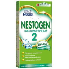 Молочная смесь Nestogen Кисломолочный 2 с пребиотиками с 6 месяцев, 350 г
