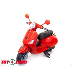 Электромобиль Toyland Vespa XMX 318, цвет: красный