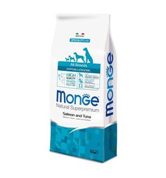 Сухой корм Monge Speciality Hypoallergenic для взрослых собак гипоаллергенный, лосось с тунцом, 12кг