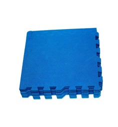 Коврик-пазл Eco-cover цвет: синий (9 дет.) 100 х 100 см