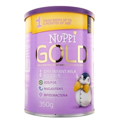 Молочная смесь Nuppi Gold 1 адаптированная 0-6 месяцев, 350 г