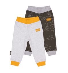 Комплект спортивные брюки 2 шт Lucky Child Витамин, цвет: серый