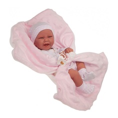 Кукла-младенец Juan Antonio Ирен в розовом 42 см