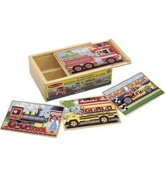 Деревянные пазлы Melissa&Doug Транспорт
