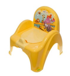 Горшок-стульчик Tega Сафари, цвет: желтый