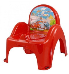 Горшок-стульчик Tega Машины, цвет: красный