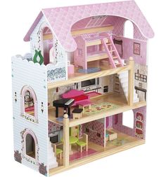 Дом для кукол Edufun с мебелью 70 см