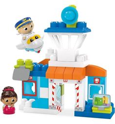 Конструктор Mega Bloks First Builders Аэропорт, 36 дет.