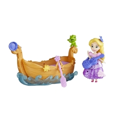 Игровой набор Disney Princess Рапунцель и лодка 7.5 см