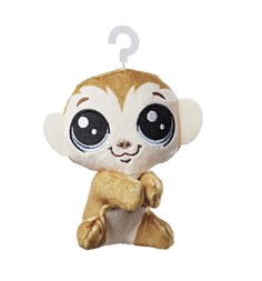 Мягкая игрушка Littlest Pet Shop Пет-прилипала Clicks Monkeyford 10 см