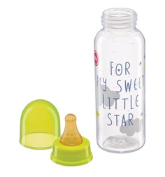 Бутылочка Happy Baby с латексной соской полипропилен с рождения, 250 мл