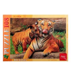 Пазл Hatber Тигрица с тигрёнком