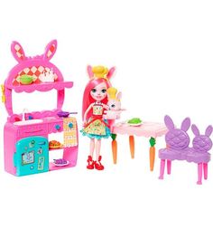 Игровой набор Enchantimals Кухня Бри Кроли 15 см
