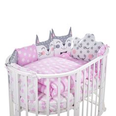 Комплект постельного белья Sweet Baby Gioia Rosa, цвет: розовый 5 предметов наволочка 60 х 40 см