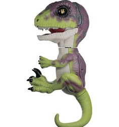 Интерактивная игрушка Fingerlings Untamed dino зеленый фиолетовый 12 см