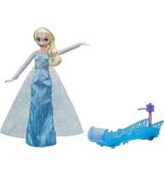 Кукла Disney Frozen Эльза и санки 28 см