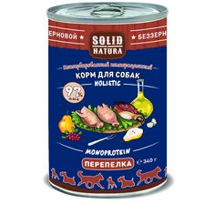 Влажный корм Solid Natura Holistic для взрослых собак, 340 г