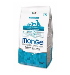 Сухой корм Monge Speciality Hypoallergenic для взрослых собак гипоаллергенный, лосось с тунцом, 2.5кг