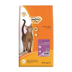Сухой корм Мнямс Hairball&Indoor для домашних кошек для выведения комков шерсти из желудка, ягненок, 10 кг