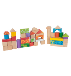 Деревянный конструктор Edufun , 50 дет.