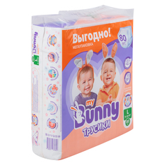 Трусики-подгузники My Bunny, р. 4+, 9-14 кг, 80 шт