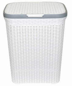 Корзина Виолет бельевая с крышкой Ротанг, 40 л Violet