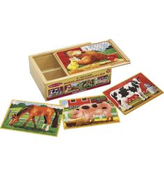 Пазлы Melissa&Doug Животные с фермы
