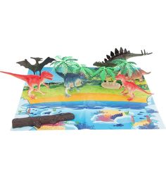 Игровой набор 1Toy Динозавры с аксессуарами 10 - 21 см