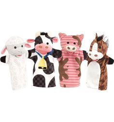 Куклы плюшевые на руку Melissa&Doug Ферма