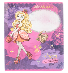 Тетрадь школьная А5 12л линейка Ever After High