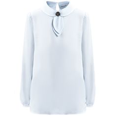 Блузка Finn Flare, цвет: голубой