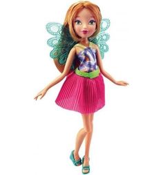 Кукла Winx Club Волшебный питомец Флора 27 см