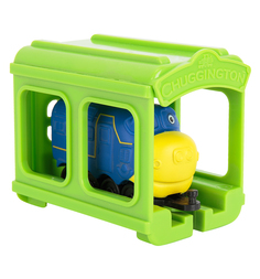 Игровой набор Chuggington 2017 Паровозик Брюстер с гаражом 9 см