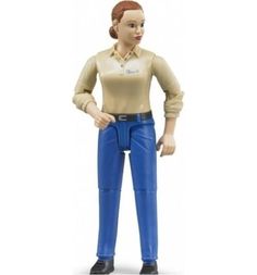 Фигурка Bruder Женщина в голубых джинсах 11 см