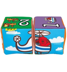 Мягкие кубики Ks Kids Совмести-ка музыкальные Транспорт
