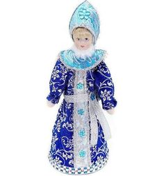 Кукла Новогодняя сказка Снегурочка синяя