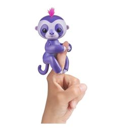 Интерактивная игрушка Fingerlings Ленивец Мардж пурпурный