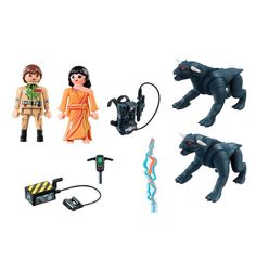 Игровой набор Playmobil Охотники за приведениями Питер Венкман и ужасные собаки