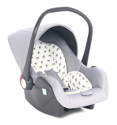 Автокресло Leader Kids Baby Leader Comfort II, цвет: серый/принт лошадки
