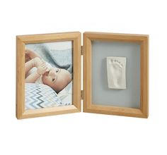 Рамка двойная Baby Art Классика дерево