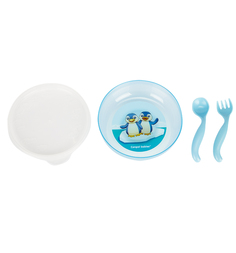 Набор посуды Canpol цвет: голубой, цвет: голубой