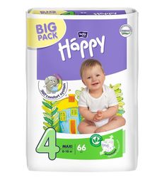 Подгузники Bella Baby Happy Maxi 4 (8-18 кг) 66 шт.
