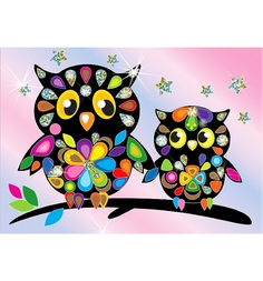 Набор для создания картины Клеvер Совы на ветке КЛЕВЕР