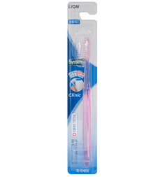 Зубная щетка CJ Lion Dentor System регулярная, цвет: розовый
