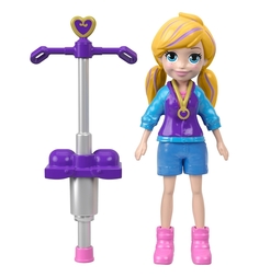 Кукла Polly Pocket Полли с пого-стиком