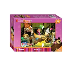 Пазл Затейники Маша и Медведь