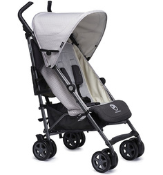 Коляска-трость EasyWalker Buggy Plus, цвет: silver circle