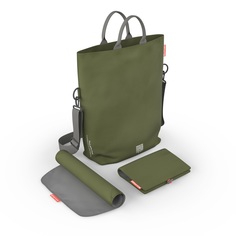 Сумка для мамы Greentom Diaper Bag, цвет: оливковый