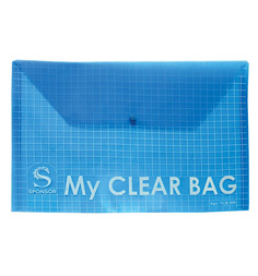 Папка-конверт А5 Sponsor My clear bag с кнопкой