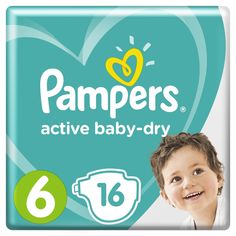 Подгузники Pampers Active Baby Dry Extra Large (13-18 кг) шт.